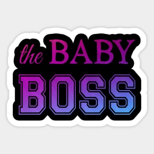 the baby boss Sticker